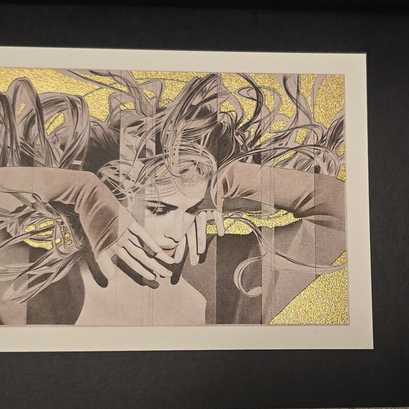 2 pcs Manuel Nunez art ready to frame. Luna de Fuego & Volare - Picture 3 of 8